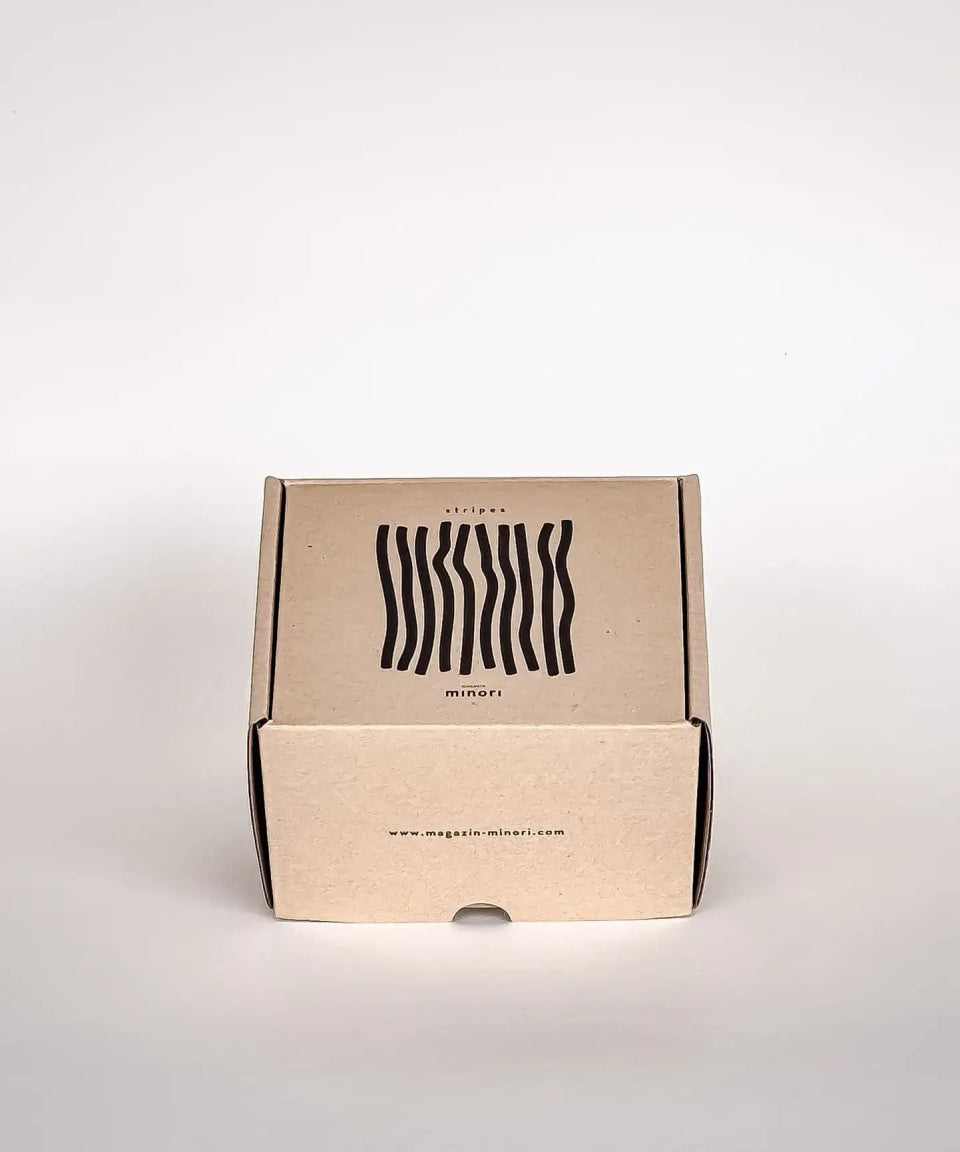 Magazin Minori - STRIPES Espressotasse mit Untersetzer • mare blue - ROSA ECK Concept Store
