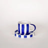 Magazin Minori - STRIPES Espressotasse mit Untersetzer • mare blue - ROSA ECK Concept Store