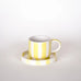 Magazin Minori - STRIPES Espressotasse mit Untersetzer • spiaggia yellow - ROSA ECK Concept Store