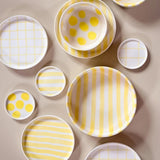 Magazin Minori - STRIPES Espressotasse mit Untersetzer • spiaggia yellow - ROSA ECK Concept Store