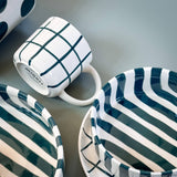 Magazin Minori - STRIPES Große Schale • Gentle Green - ROSA ECK