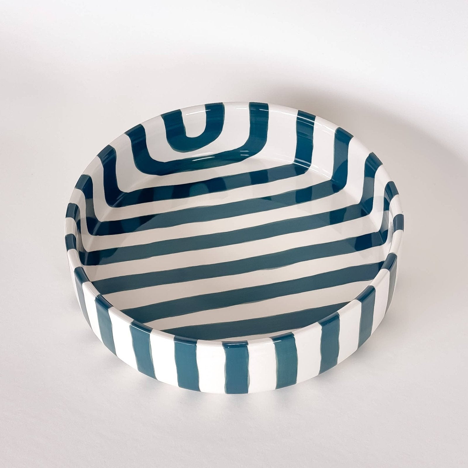 Magazin Minori - STRIPES Große Schale • Gentle Green - ROSA ECK