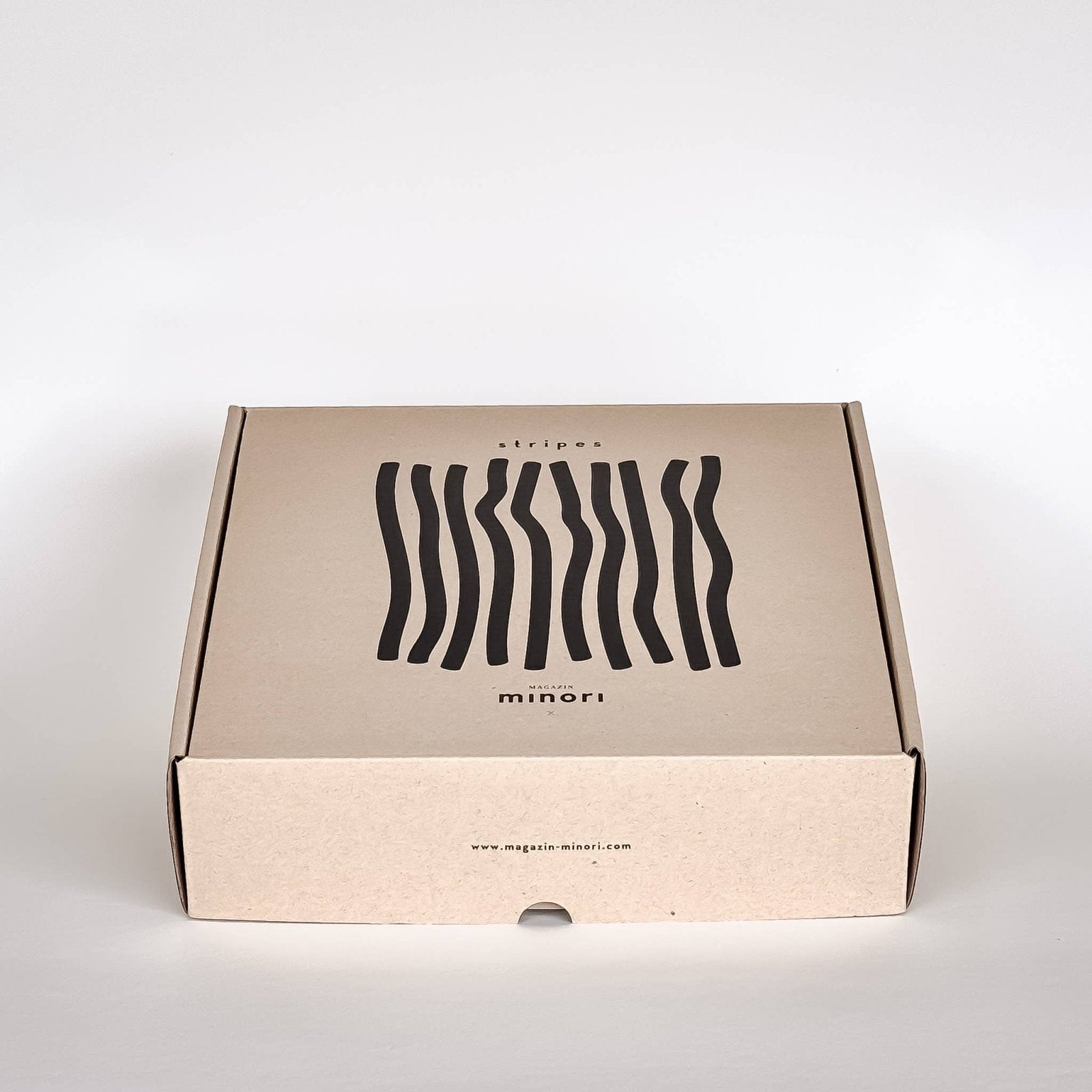 Magazin Minori - STRIPES Große Schale mit Streifen • Mare Blue - Schüssel - ROSA ECK