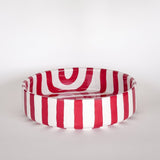 Magazin Minori - STRIPES Große Schale mit Streifen • tramonto red - Schüssel - ROSA ECK Concept Store