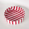 Magazin Minori - STRIPES Große Schale mit Streifen • tramonto red - Schüssel - ROSA ECK Concept Store