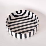 Magazin Minori - STRIPES Große Schale mit Streifen • volcano black - Schüssel - ROSA ECK Concept Store