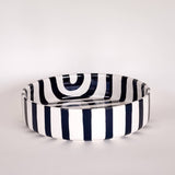 Magazin Minori - STRIPES Große Schale mit Streifen • volcano black - Schüssel - ROSA ECK Concept Store