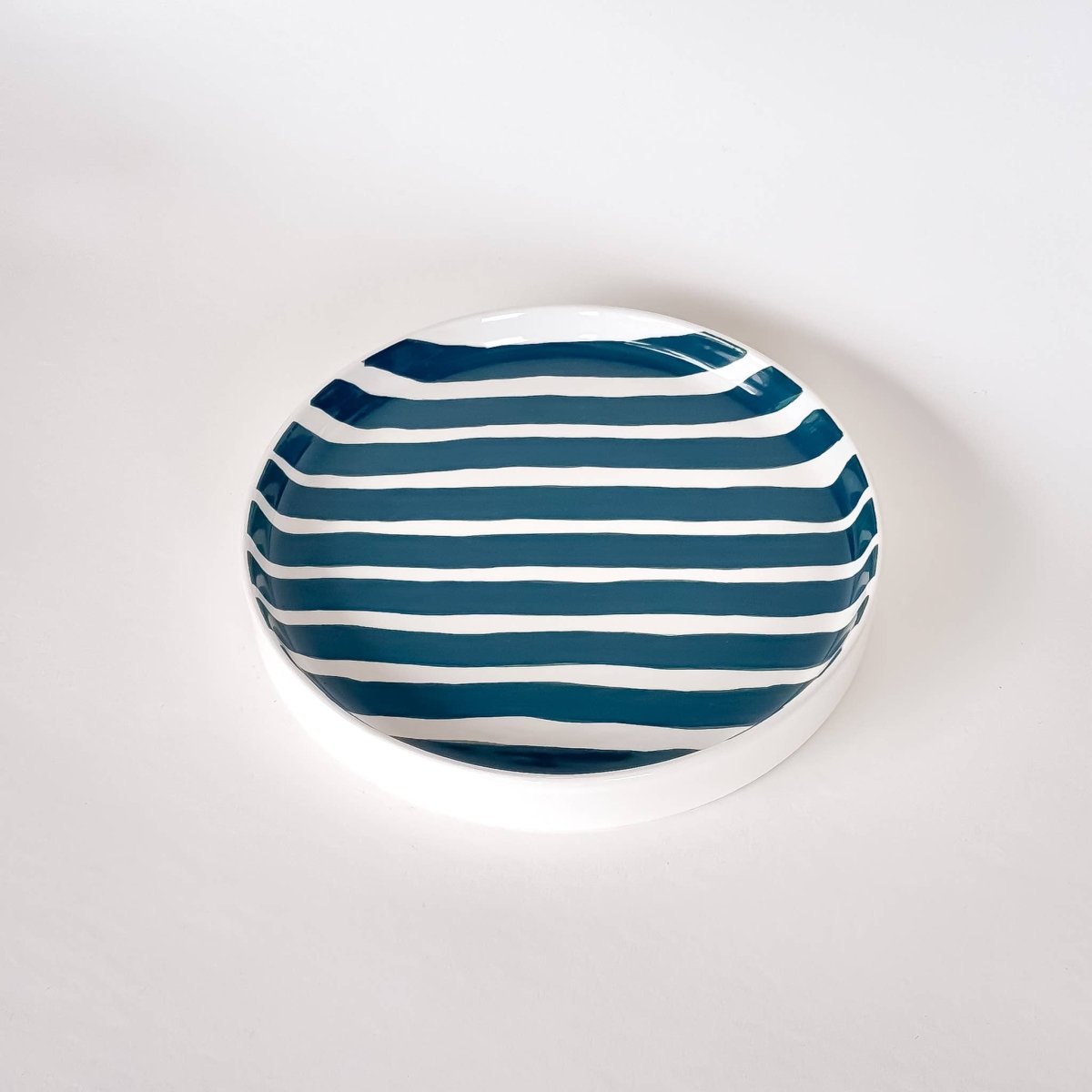 Magazin Minori - STRIPES Kleiner Teller • gentle green - Teller - ROSA ECK Concept Store