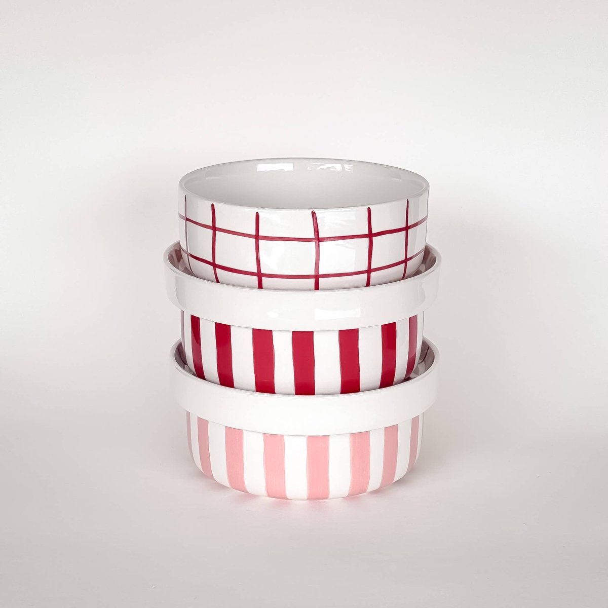 Magazin Minori - STRIPES Kleiner Teller • incanto rose - Teller - ROSA ECK Concept Store