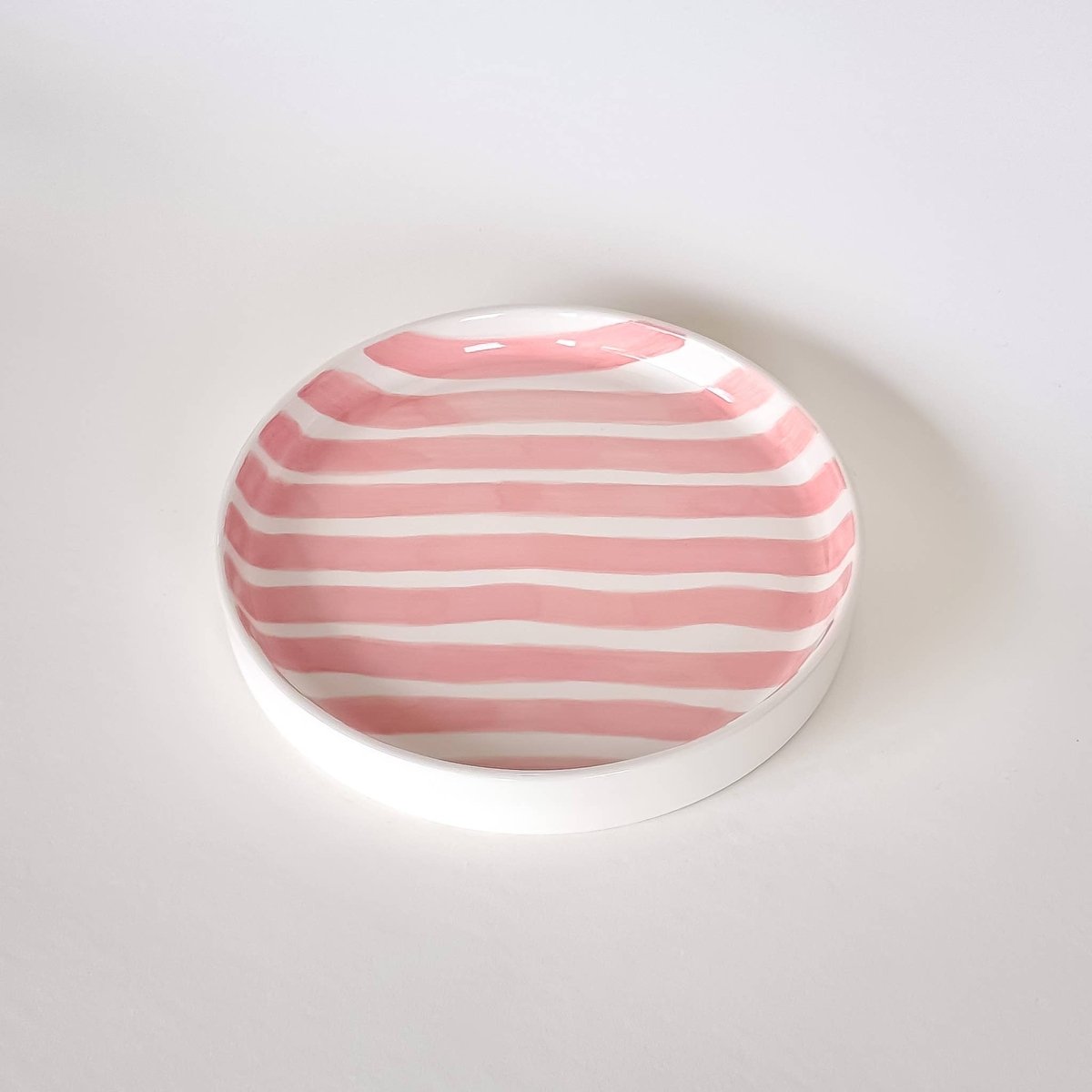 Magazin Minori - STRIPES Kleiner Teller • incanto rose - Teller - ROSA ECK Concept Store