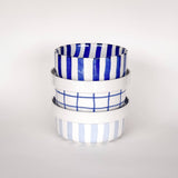 Magazin Minori - STRIPES Kleiner Teller • mare blue - Teller - ROSA ECK Concept Store