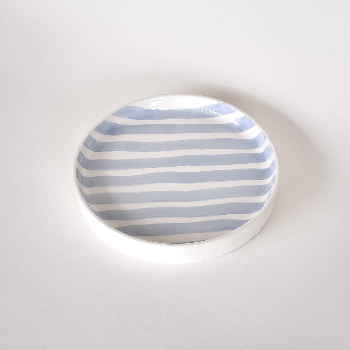 Magazin Minori - STRIPES Kleiner Teller • morning azzurro - Teller - ROSA ECK Concept Store