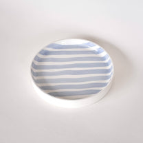 Magazin Minori - STRIPES Kleiner Teller • morning azzurro - Teller - ROSA ECK Concept Store