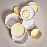 Magazin Minori - STRIPES Kleiner Teller • spiaggia yellow - Teller - ROSA ECK Concept Store