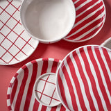 Magazin Minori - STRIPES Kleiner Teller • tramonto red - Teller - ROSA ECK Concept Store