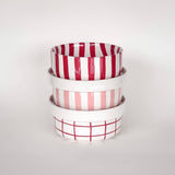 Magazin Minori - STRIPES Kleiner Teller • tramonto red - Teller - ROSA ECK Concept Store