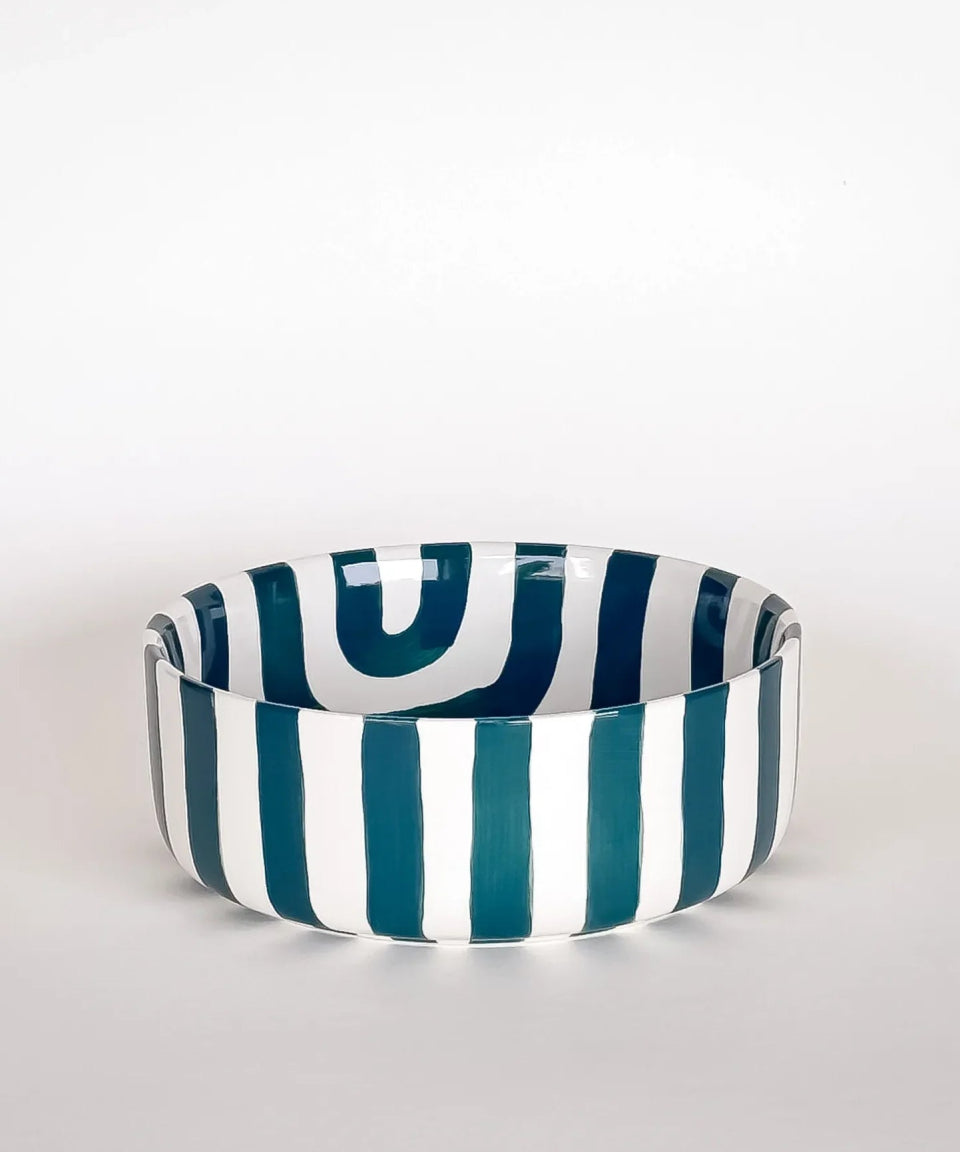 Magazin Minori - STRIPES Schale (600 ml) • gentle green - ROSA ECK Concept Store
