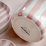 Magazin Minori - STRIPES Schale (600 ml) • incanto rose - ROSA ECK Concept Store