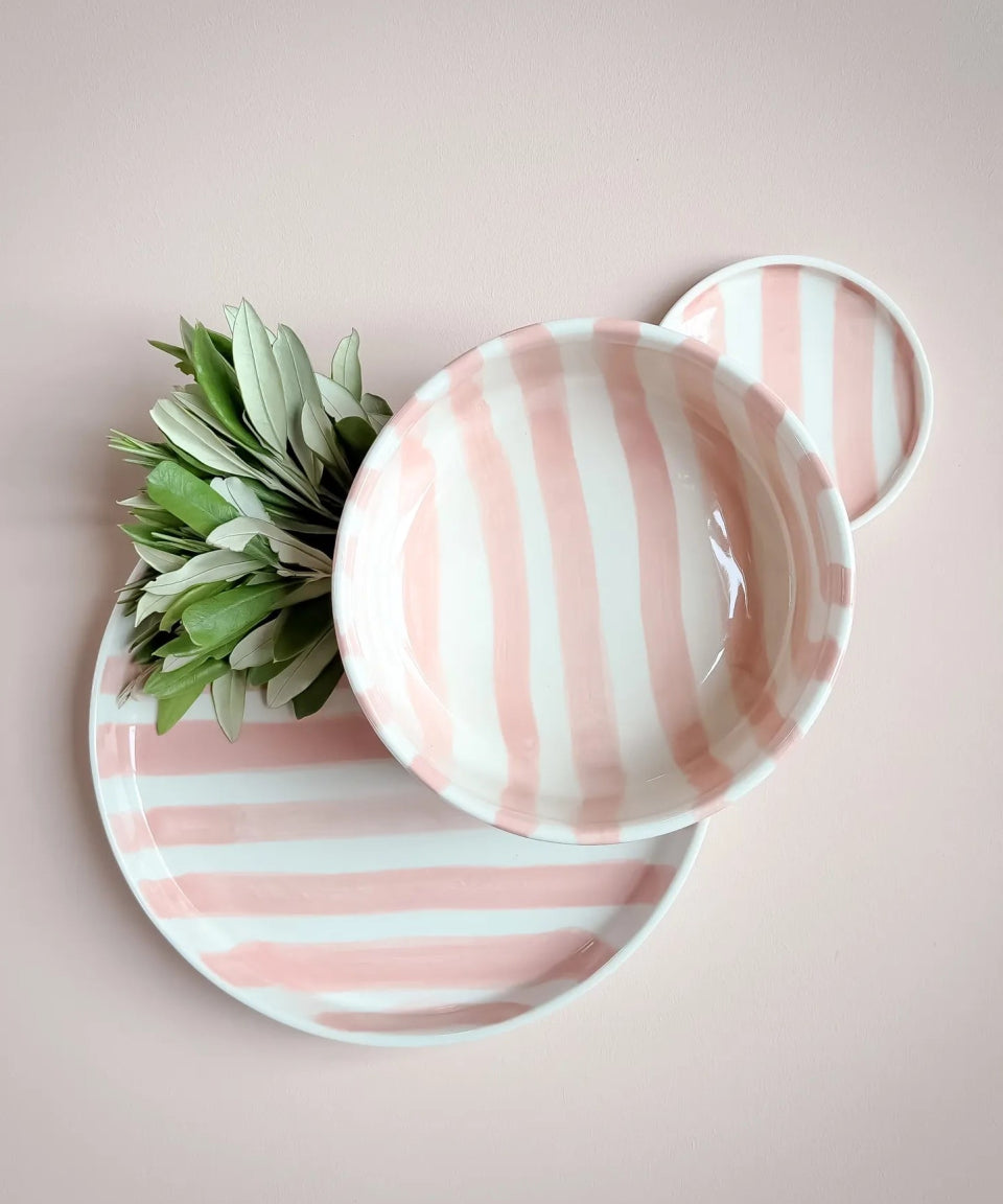 Magazin Minori - STRIPES Schale (600 ml) • incanto rose - ROSA ECK Concept Store