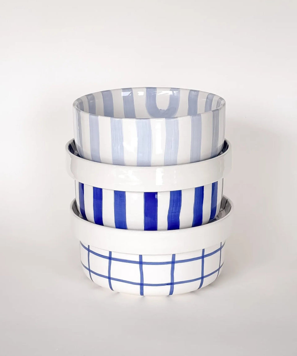 Magazin Minori - STRIPES Schale (600 ml) • morning azzurro - ROSA ECK Concept Store