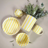 Magazin Minori - STRIPES Schale (600 ml) • spiaggia yellow - Schüssel - ROSA ECK Concept Store