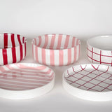 Magazin Minori - STRIPES Schale (600 ml) • tramonto red - ROSA ECK Concept Store