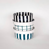 Magazin Minori - STRIPES Schale mit Streifen • vulcano black - Schüssel - ROSA ECK Concept Store