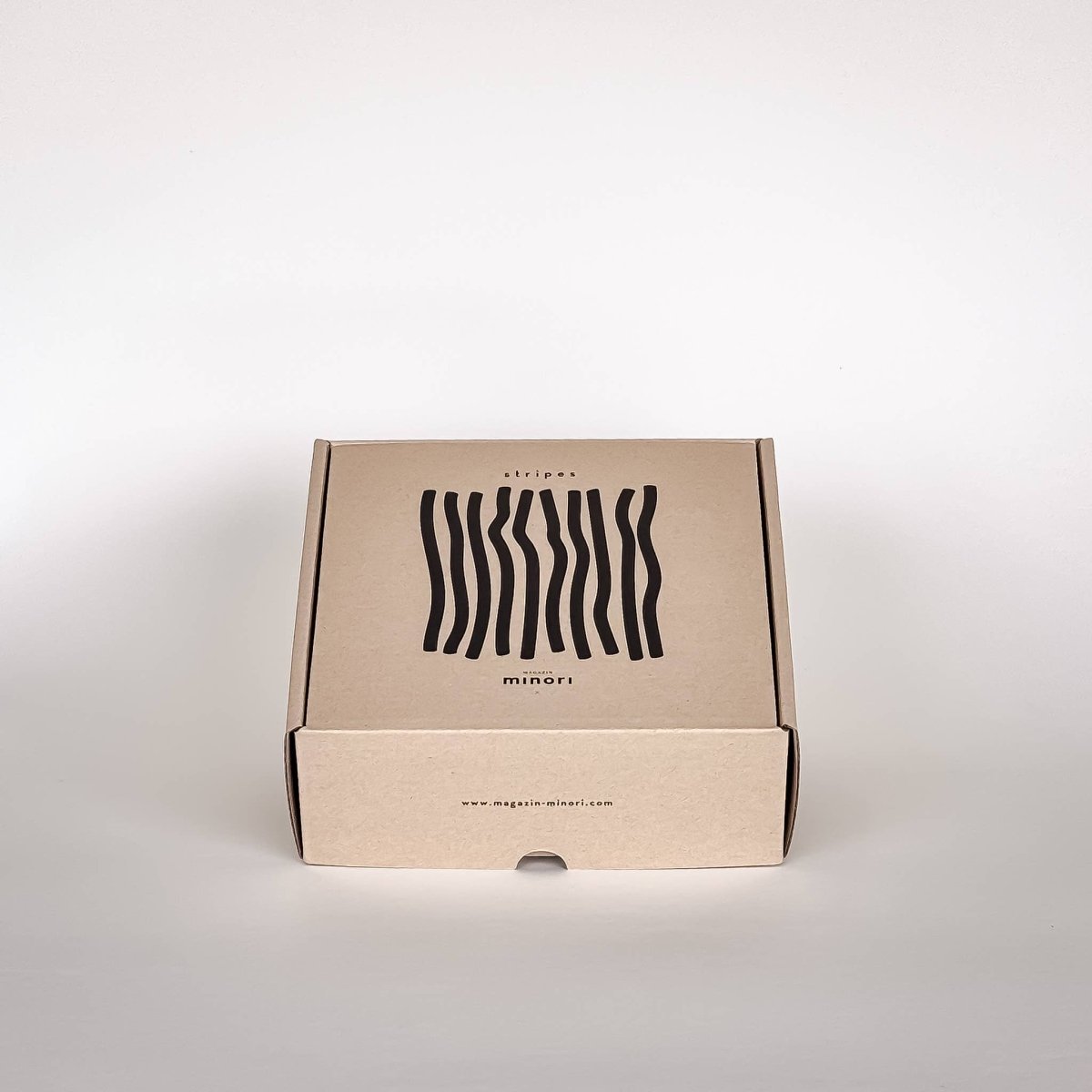 Magazin Minori - STRIPES Schale mit Streifen • vulcano black - Schüssel - ROSA ECK Concept Store