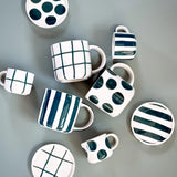 Magazin Minori - STRIPES Tasse (300 ml) • gentle green - Kaffee - und Teetasse - ROSA ECK Concept Store