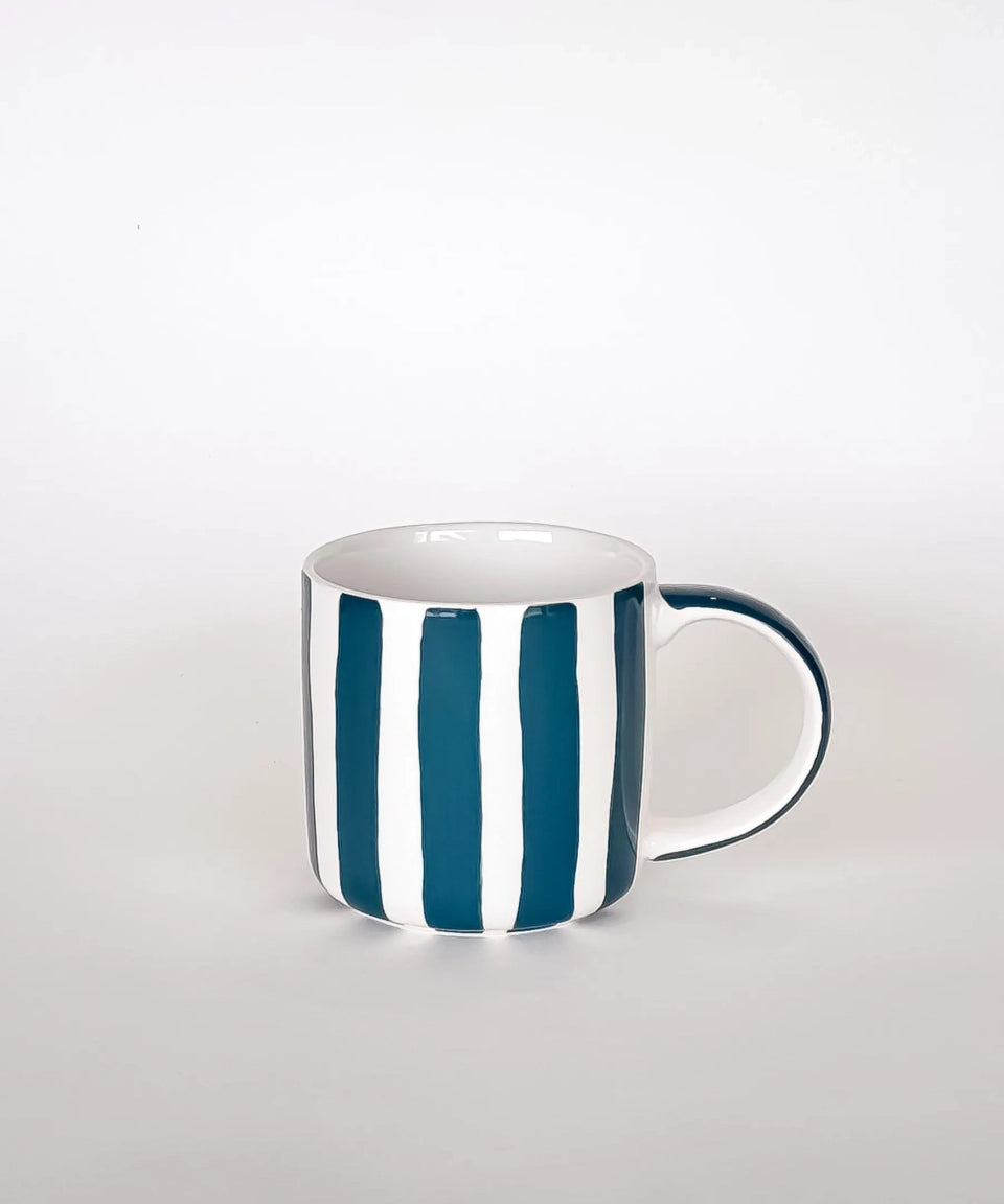 Magazin Minori - STRIPES Tasse (300 ml) • gentle green - Kaffee - und Teetasse - ROSA ECK Concept Store