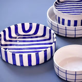Magazin Minori - STRIPES Tasse (300 ml) • mare blue - Kaffee - und Teetasse - ROSA ECK Concept Store