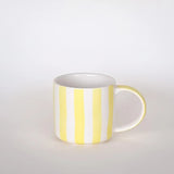 Magazin Minori - STRIPES Tasse (300 ml) • spiaggia yellow - Kaffee - und Teetasse - ROSA ECK Concept Store