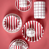 Magazin Minori - STRIPES Tasse (300 ml) • tramonto red - ROSA ECK Concept Store