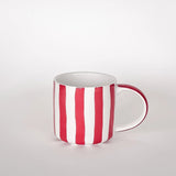 Magazin Minori - STRIPES Tasse (300 ml) • tramonto red - ROSA ECK Concept Store