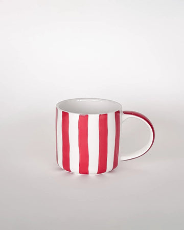 Magazin Minori - STRIPES Tasse (300 ml) • tramonto red - ROSA ECK Concept Store