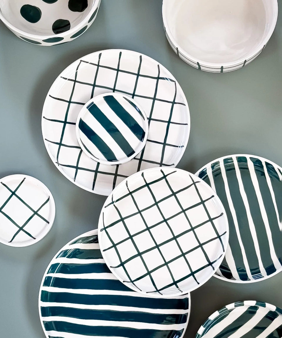 Magazin Minori - STRIPES Teller • gentle green - Teller - ROSA ECK Concept Store