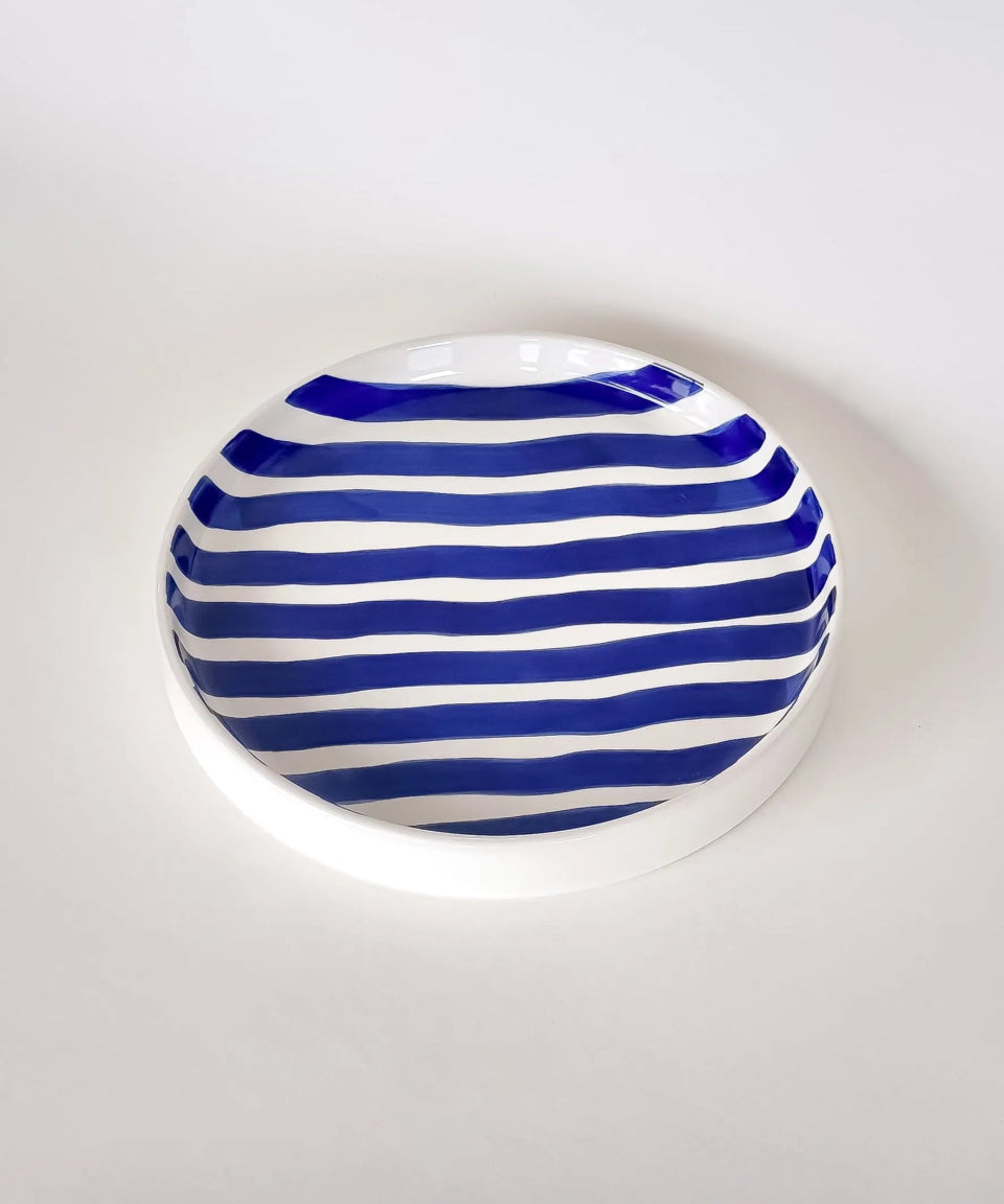 Magazin Minori - STRIPES Teller • mare blue - Teller - ROSA ECK Concept Store