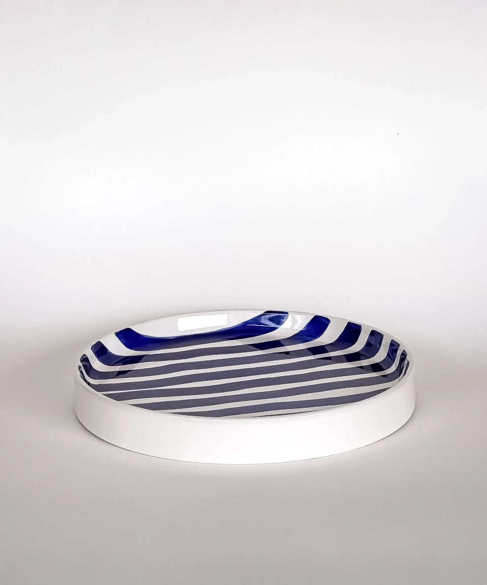 Magazin Minori - STRIPES Teller • mare blue - Teller - ROSA ECK Concept Store