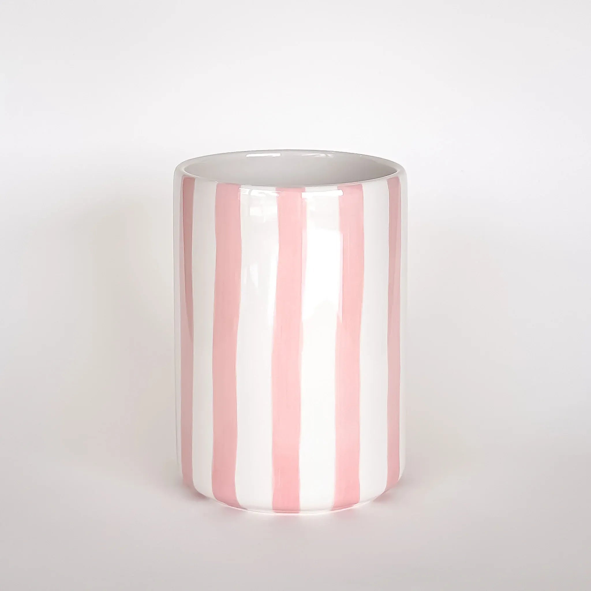 Magazin Minori - STRIPES Vase • incanto rose - ROSA ECK