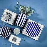 Magazin Minori - STRIPES Vase • mare blue - Vase - ROSA ECK Concept Store
