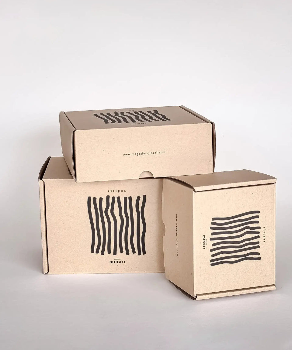 Magazin Minori - STRIPES Vase • mare blue - Vase - ROSA ECK Concept Store