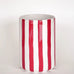 Magazin Minori - STRIPES Vase mit Streifen • tramonto red - Vase - ROSA ECK Concept Store