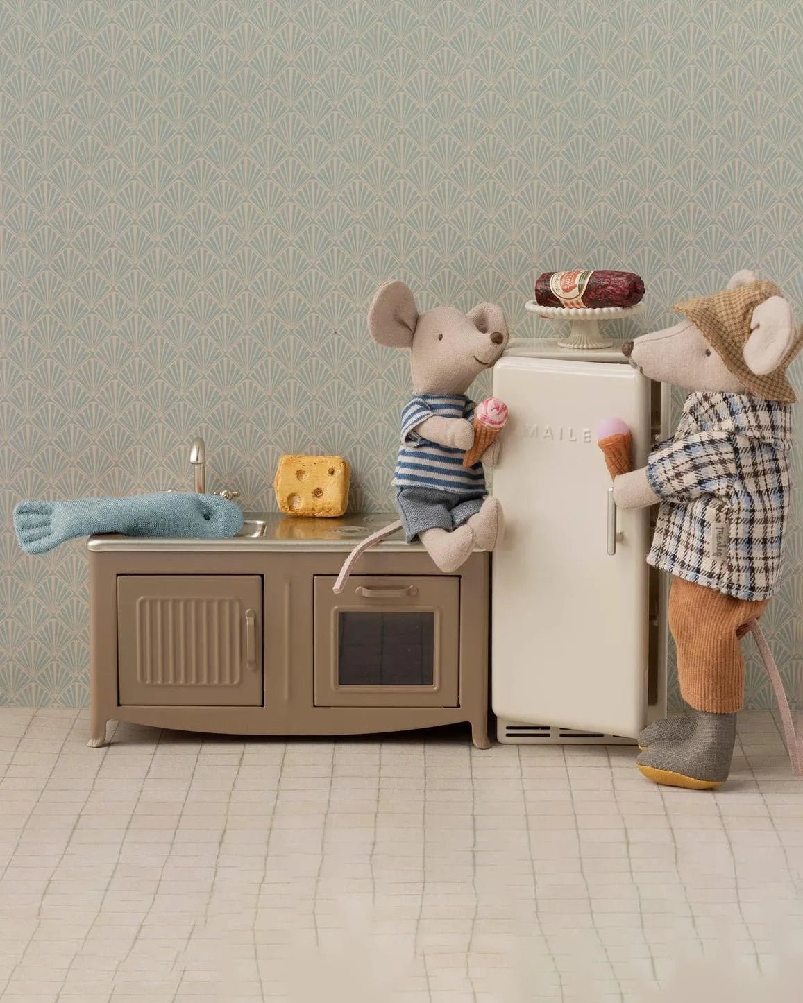 Maileg - Angelset für Puppenhaus - ROSA ECK