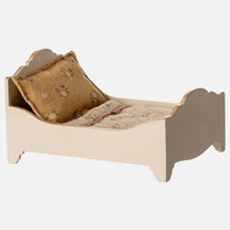 Maileg - Bett – Maus Puppenhaus • Creme - Spielzeug - ROSA ECK