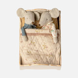 Maileg - Bett – Maus Puppenhaus • Creme - Spielzeug - ROSA ECK