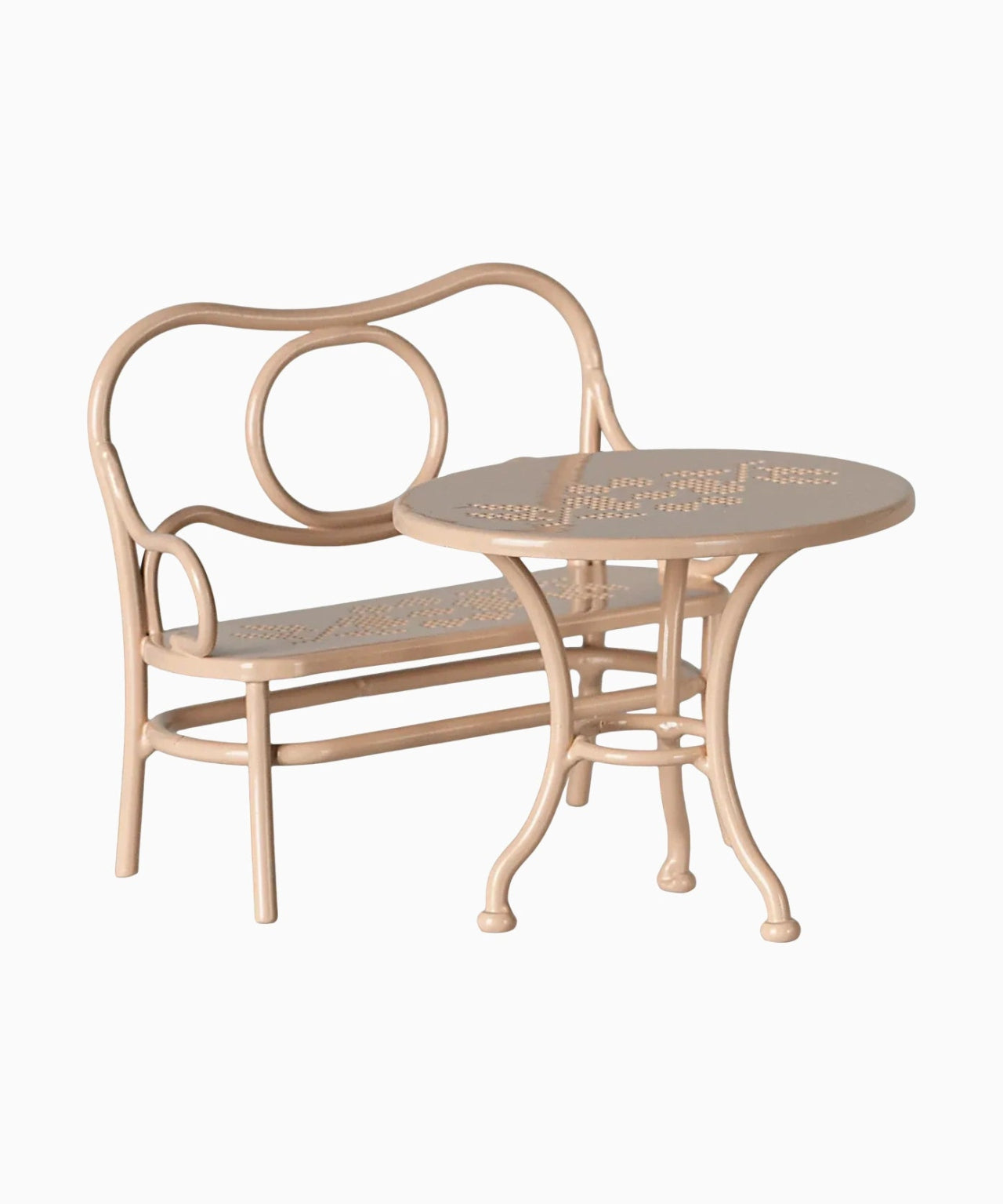 Maileg - Café - Set für Maileg - Maus • Blassrosa - ROSA ECK