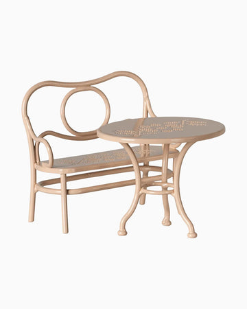 Maileg - Café - Set für Maileg - Maus • Blassrosa - ROSA ECK