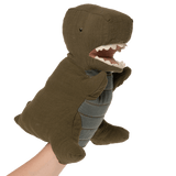 Maileg - GANTO - REX Handpuppe | Grün - Stofftier - ROSA ECK - Dino, Stofftier,