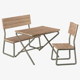 Maileg - Gartenset • Tisch, Stühle & Bank - ROSA ECK