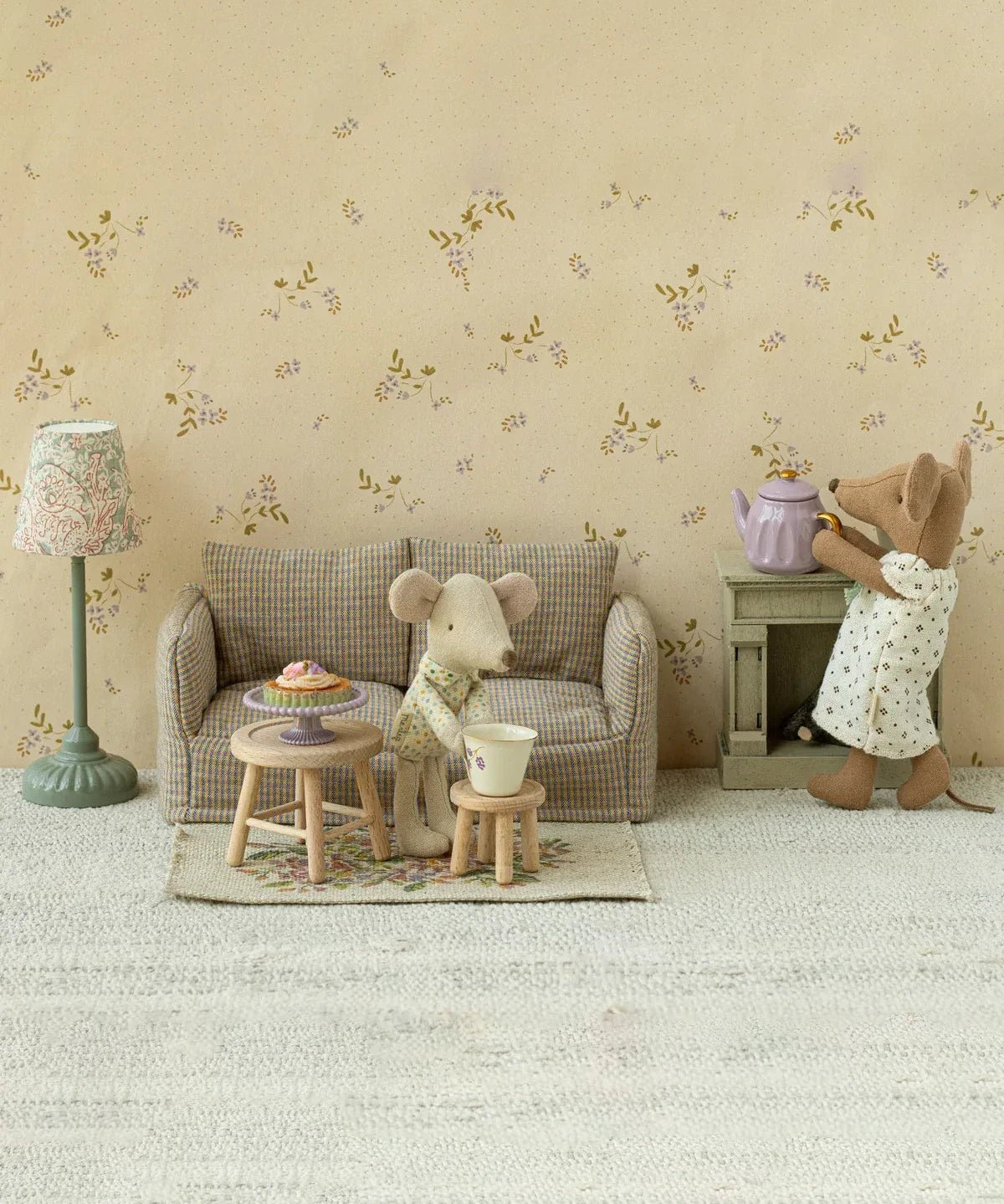 Maileg - Kamin für Maileg - Mäusehaus • Offwhite - Spielzeug - ROSA ECK